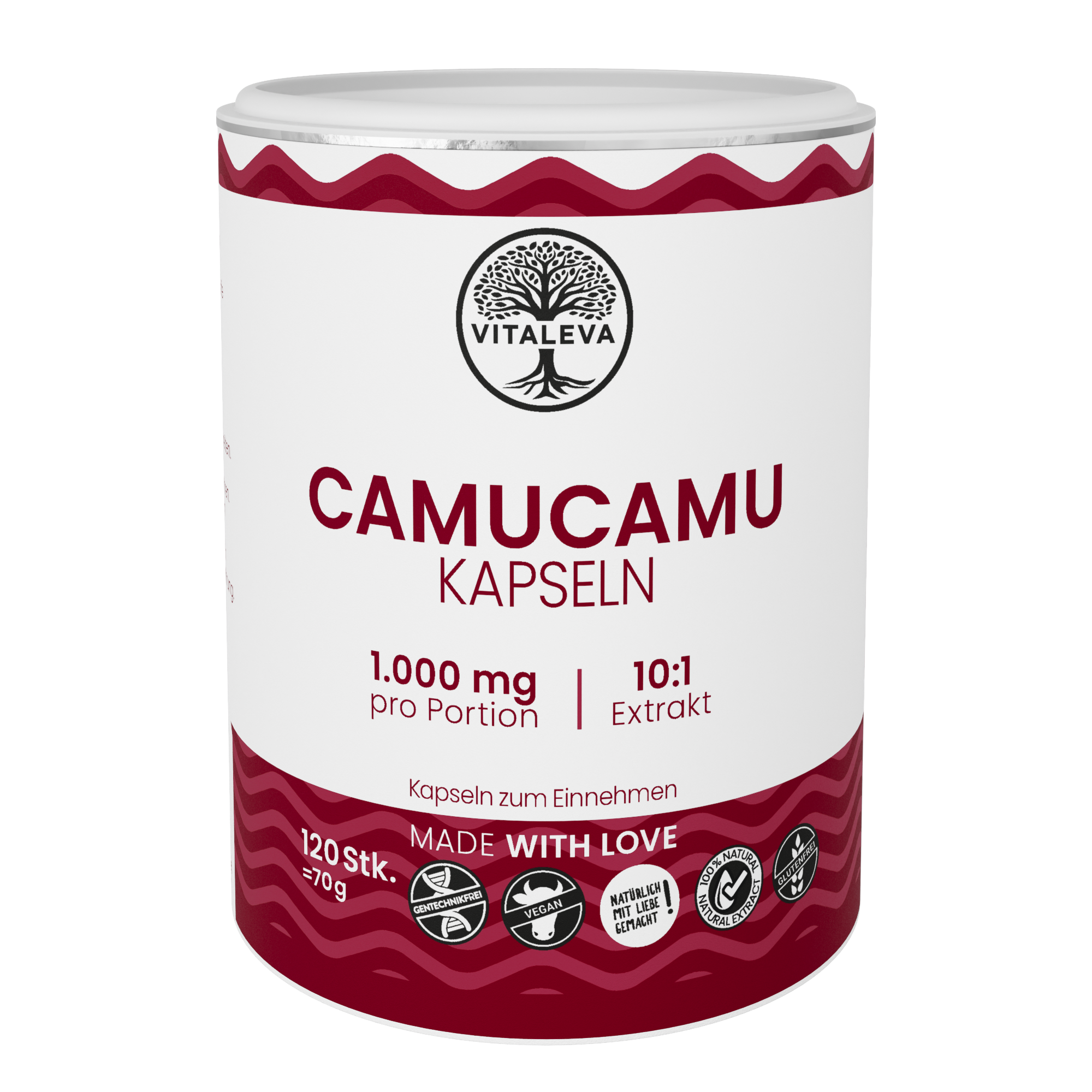 CamuCamuKapseln, 10:1 Extrakt