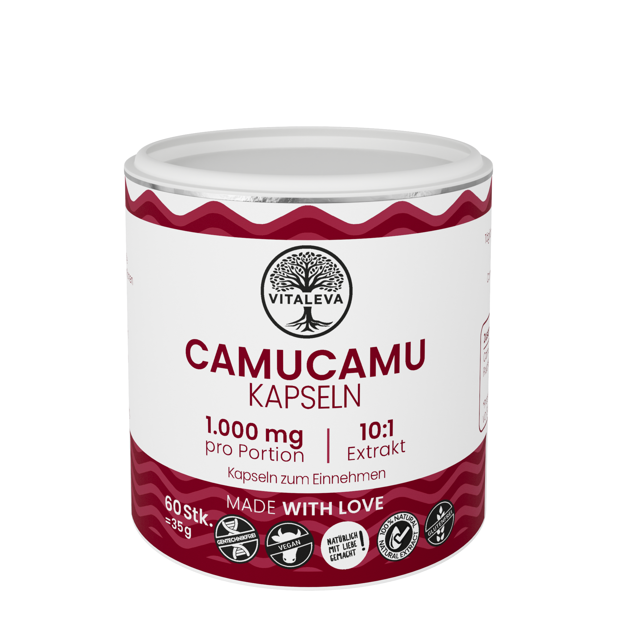 CamuCamuKapseln, 10:1 Extrakt